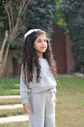 Light Grey Flared Set